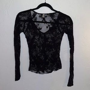 Free People lace long sleeve